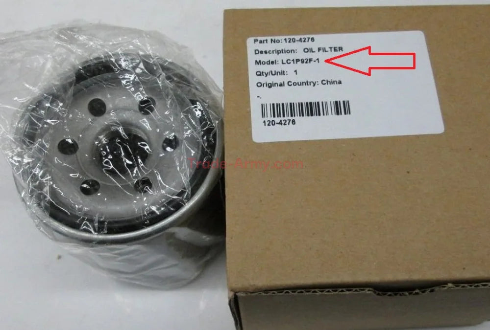 Engine Oil Filters for RC Lawn Mowers - Engines LC1P92F and LC1P96F - Parts from Trade-Army