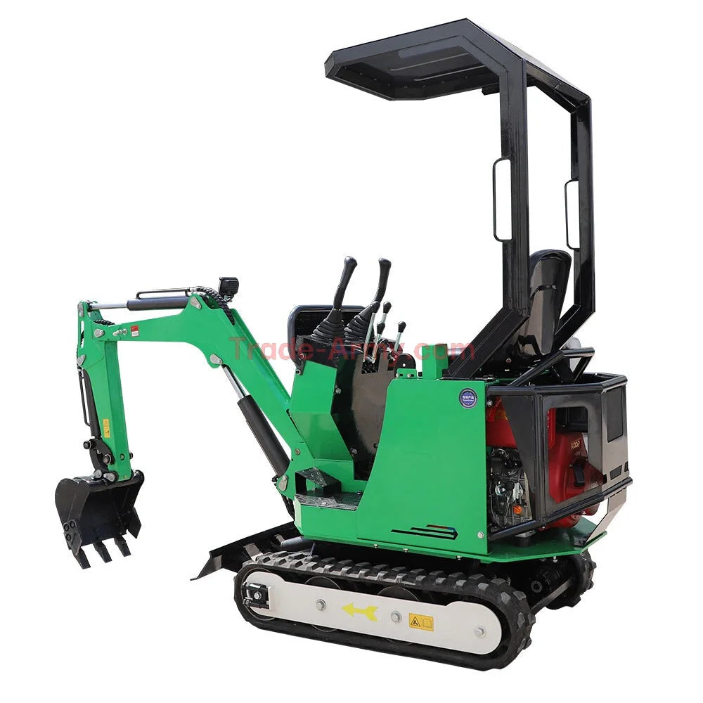 Mini 1.0 Ton Excavator - Mini Excavators - Pre order - USA Stock - Excavator from BurlyHE.com