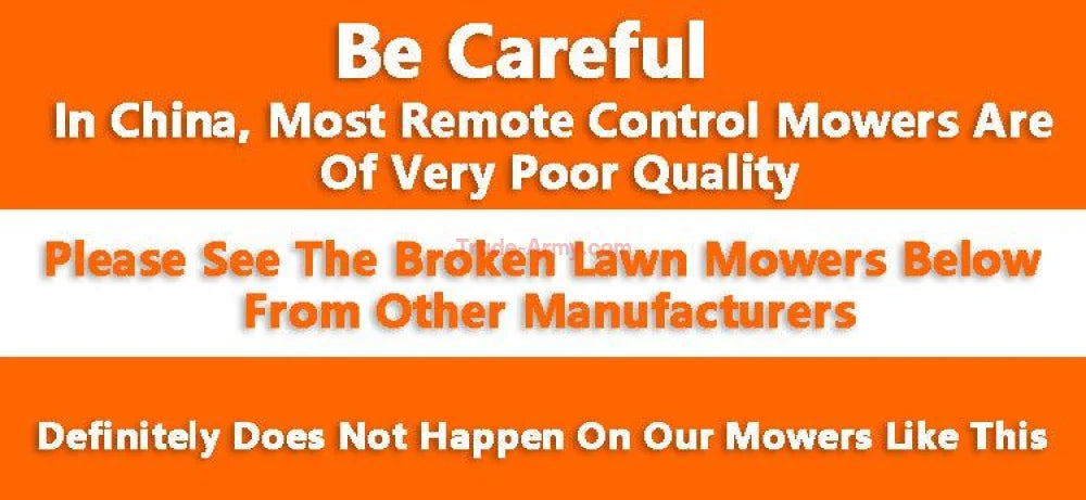 Standard 20" RC Lawn Mower (Zero Turn 4x4 Wheeled Version) - RC Lawn Mower from Trade-Army