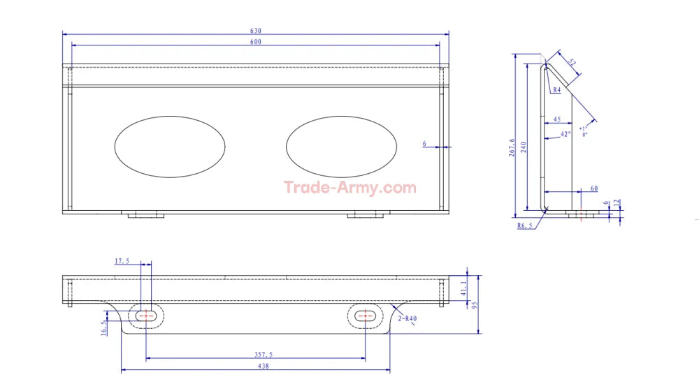 Auger Attachment Motor with 6" Drill Tip for Stand Up Skid Steers -  Parts from Trade-Army.com