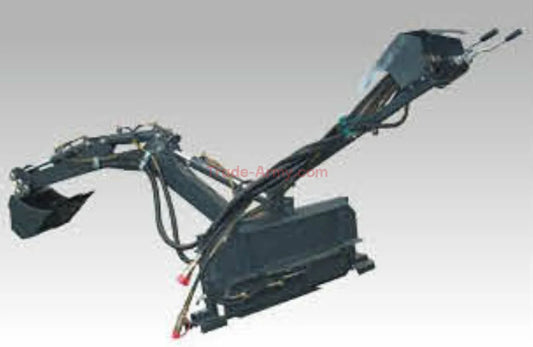 Backhoe Attachment for Mini Stand Up Skid Steers -  Mini Skid Steer from Trade-Army.com