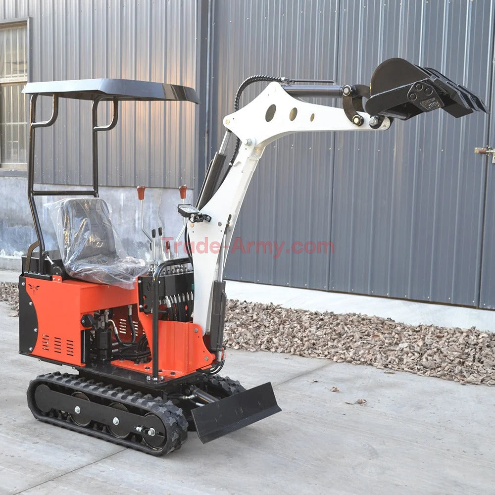 Burly 0.8-Ton Mini Excavator with Briggs & Stratton Engine -  Excavator from BurlyHE.com