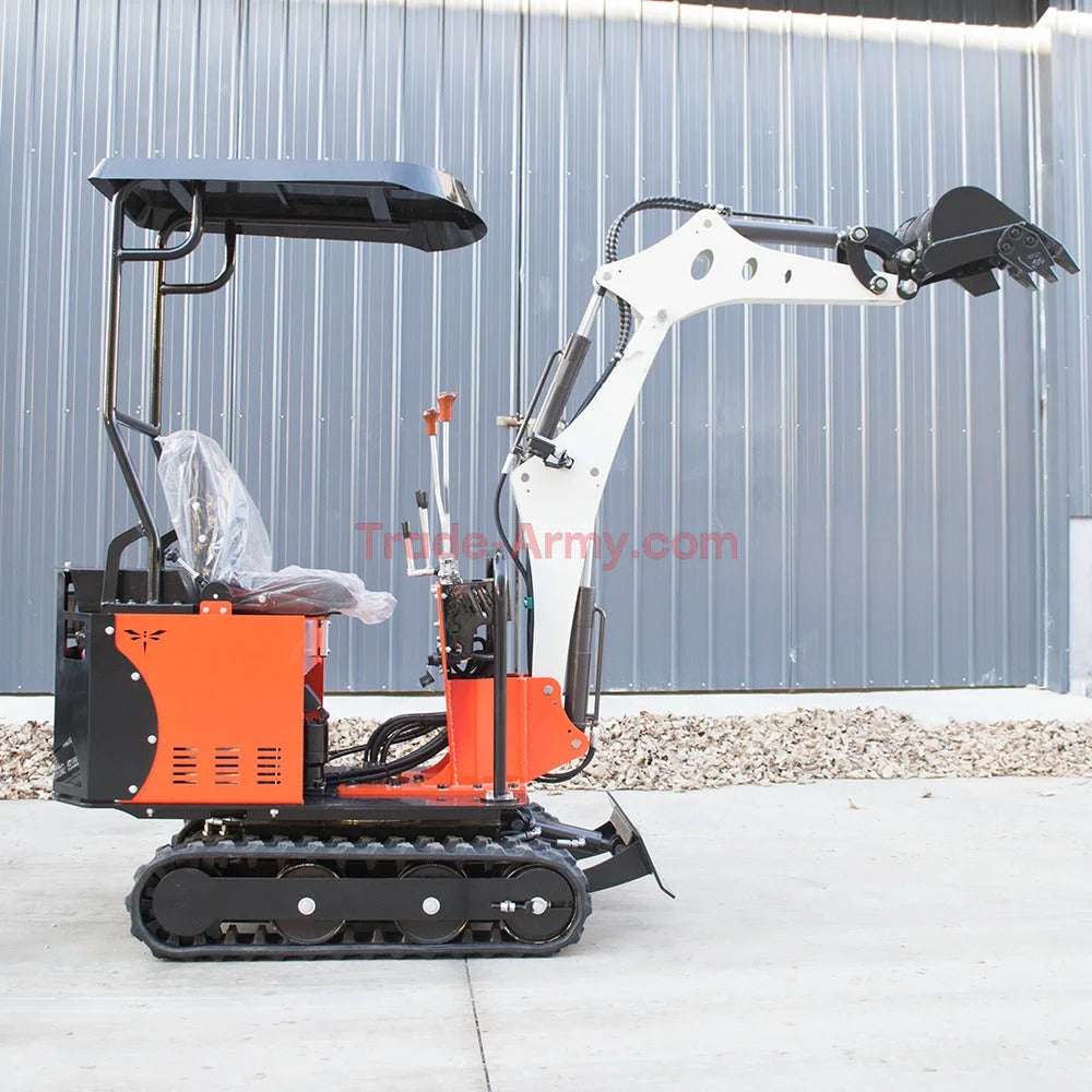 Burly 0.8-Ton Mini Excavator with Briggs & Stratton Engine -  Excavator from BurlyHE.com