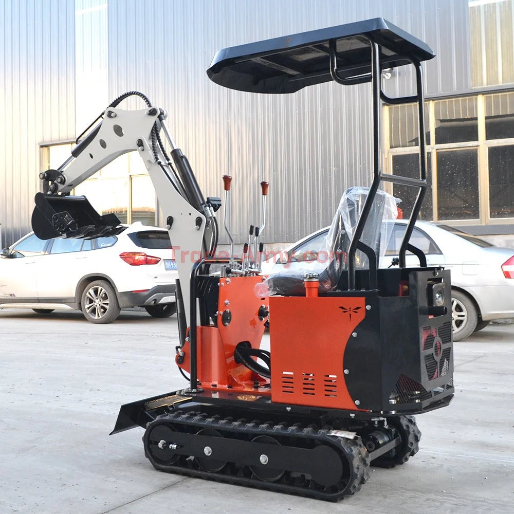 Burly 0.8-Ton Mini Excavator with Briggs & Stratton Engine -  Excavator from BurlyHE.com