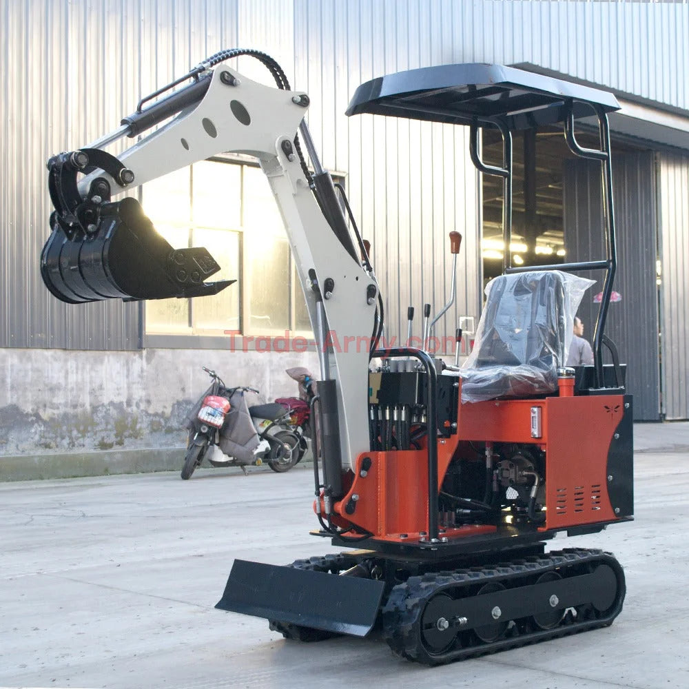 Burly 0.8-Ton Mini Excavator with Briggs & Stratton Engine -  Excavator from BurlyHE.com