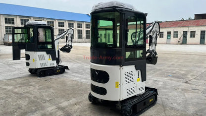Burly 1.5-Ton Mini Excavator with Briggs & Stratton Engine -  Excavator from BurlyHE.com