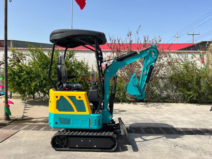 Burly 1.7-Ton Mini Excavator with Kubota D722 Engine -  Excavator from BurlyHE.com