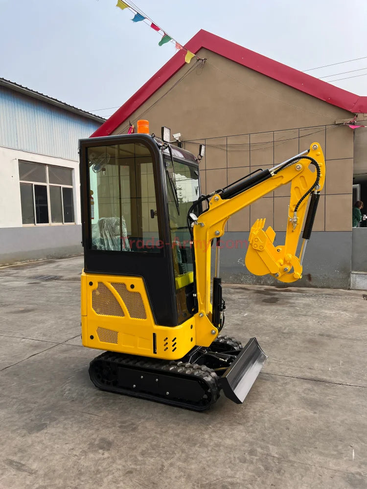 Burly 1.7-Ton Mini Excavator with Kubota D722 Engine -  Excavator from BurlyHE.com