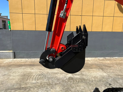 Burly 1.7-Ton Mini Excavator with Kubota D722 Engine -  Excavator from BurlyHE.com