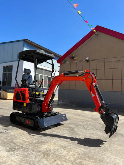 Burly 1.7-Ton Mini Excavator with Kubota D722 Engine -  Excavator from BurlyHE.com