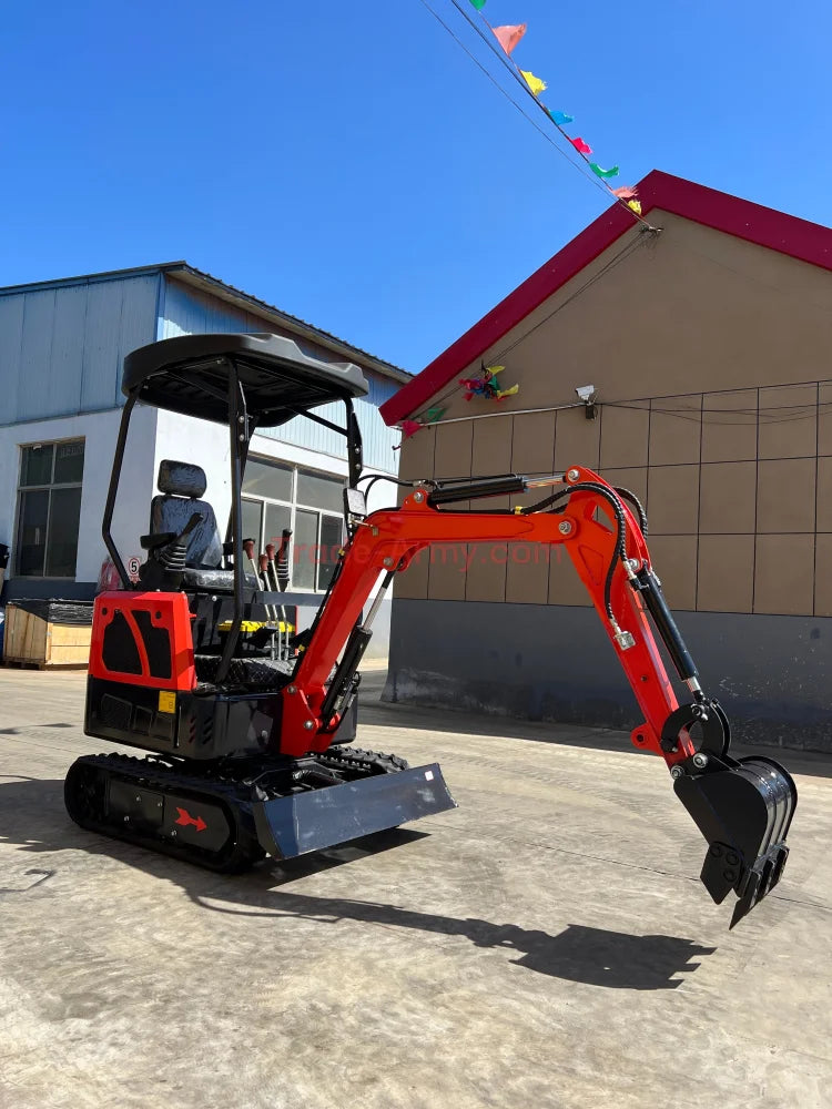 Burly 1.7-Ton Mini Excavator with Kubota D722 Engine -  Excavator from BurlyHE.com