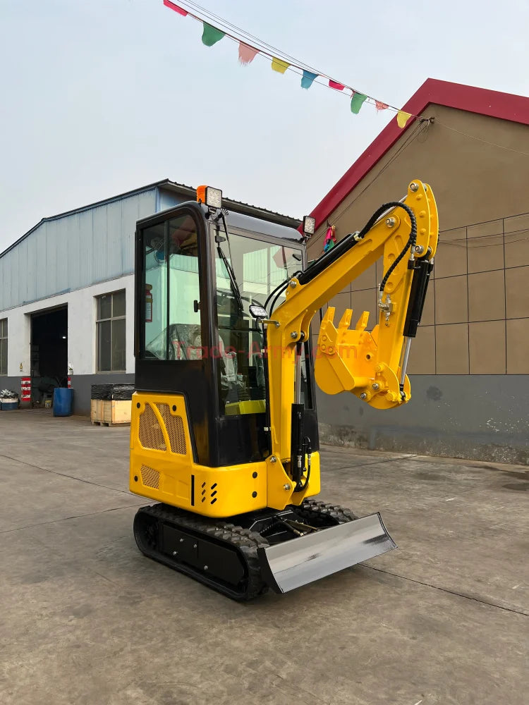 Burly 1.7-Ton Mini Excavator with Kubota D722 Engine -  Excavator from BurlyHE.com