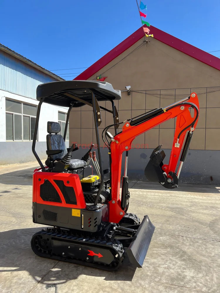 Burly 1.7-Ton Mini Excavator with Kubota D722 Engine -  Excavator from BurlyHE.com