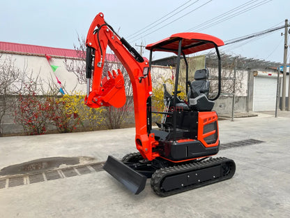 Burly 1.8 Ton Excavator with Kubota D907 Engine -  Excavator from BurlyHE.com