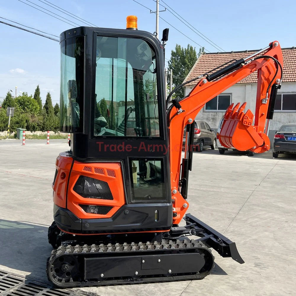 Burly 1.8 Ton Excavator with Kubota D907 Engine -  Excavator from BurlyHE.com