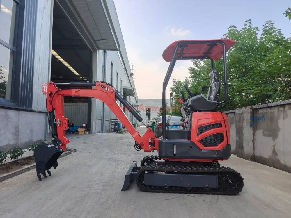 Burly 2.0-Ton Mini Excavator with Kubota Engine -  Excavator from BurlyHE.com