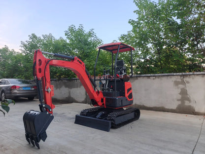 Burly 2.0-Ton Mini Excavator with Kubota Engine -  Excavator from BurlyHE.com