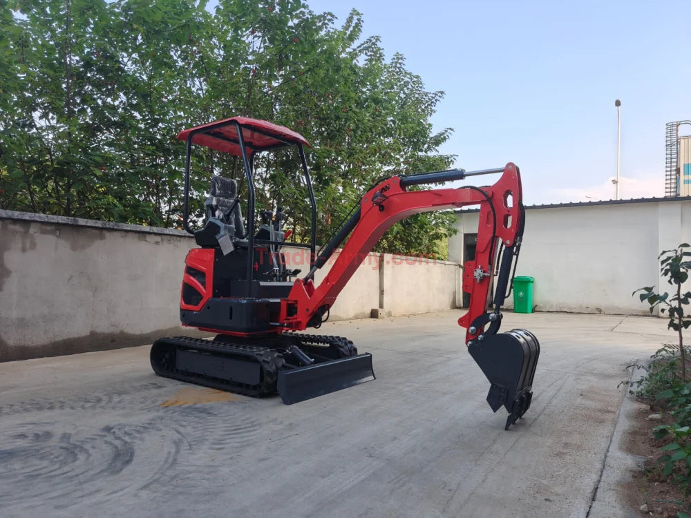 Burly 2.0-Ton Mini Excavator with Kubota Engine -  Excavator from BurlyHE.com