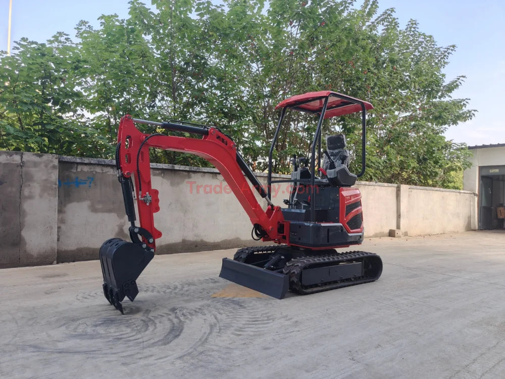 Burly 2.0-Ton Mini Excavator with Kubota Engine -  Excavator from BurlyHE.com