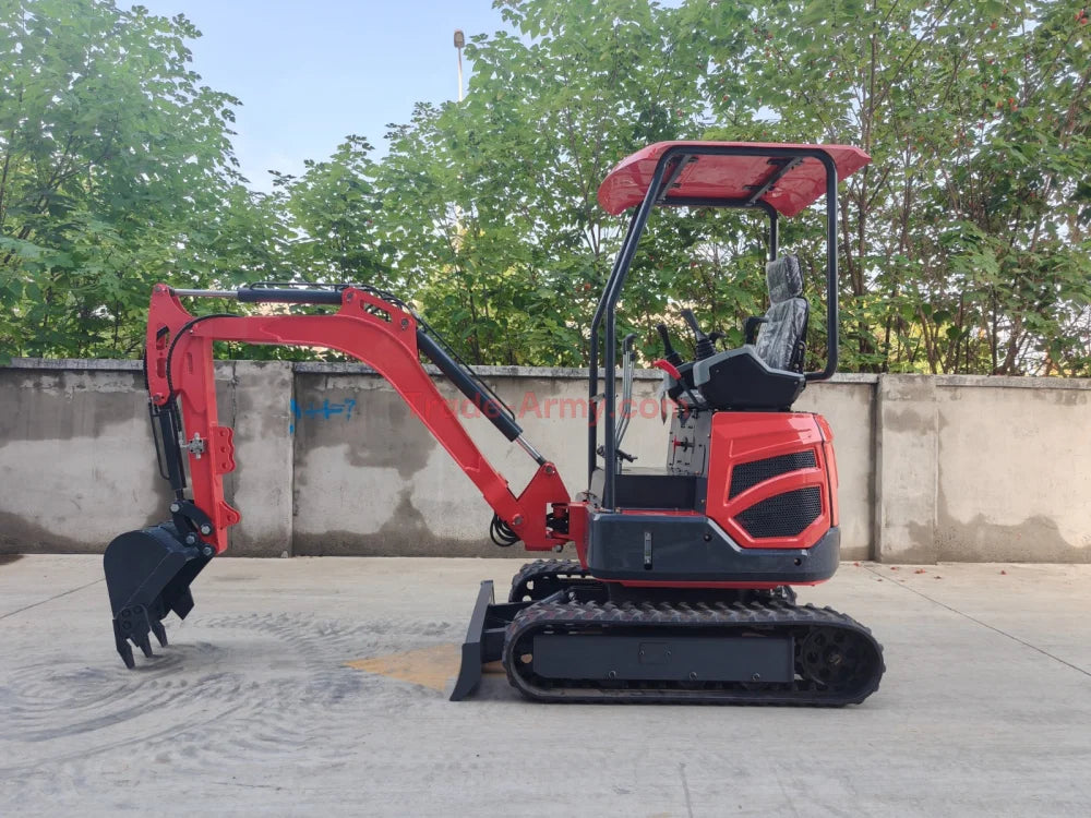 Burly 2.0-Ton Mini Excavator with Kubota Engine -  Excavator from BurlyHE.com