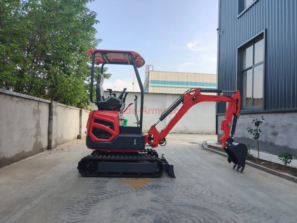 Burly 2.0-Ton Mini Excavator with Kubota Engine -  Excavator from BurlyHE.com