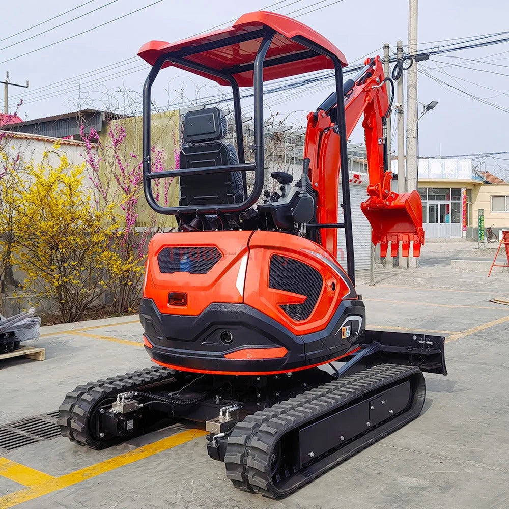 Burly 2.5 Ton Excavator with Kubota D1105 Engine -  Excavator from BurlyHE.com
