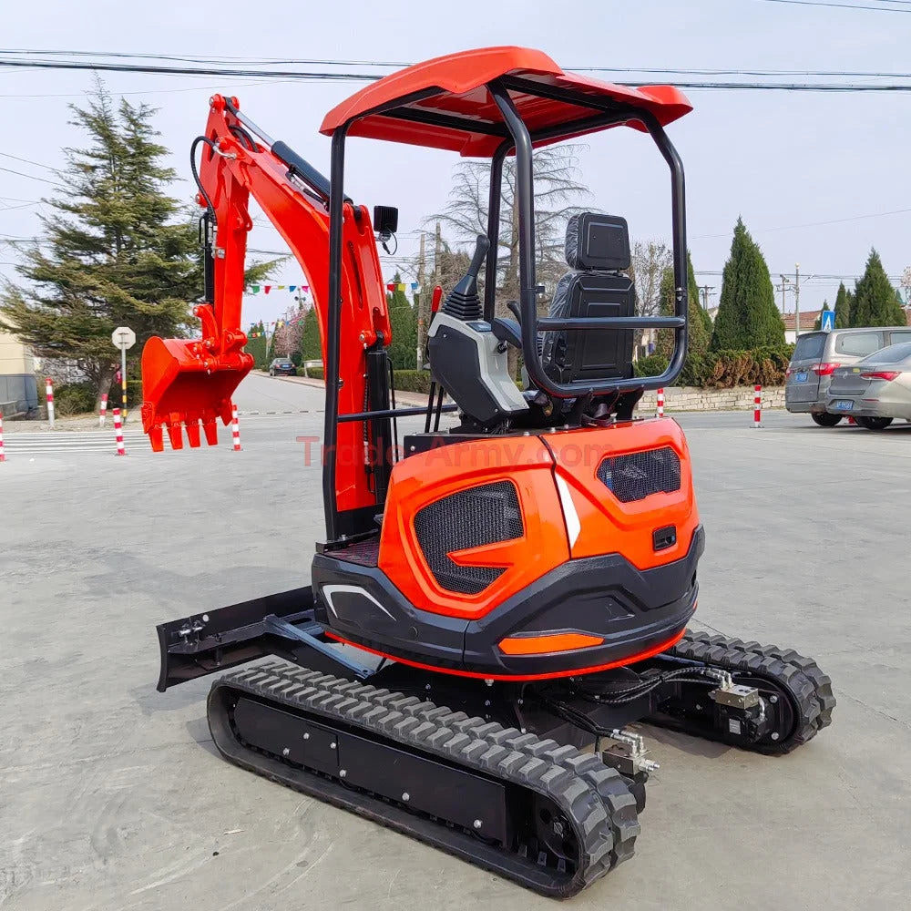 Burly 2.5 Ton Excavator with Kubota D1105 Engine -  Excavator from BurlyHE.com