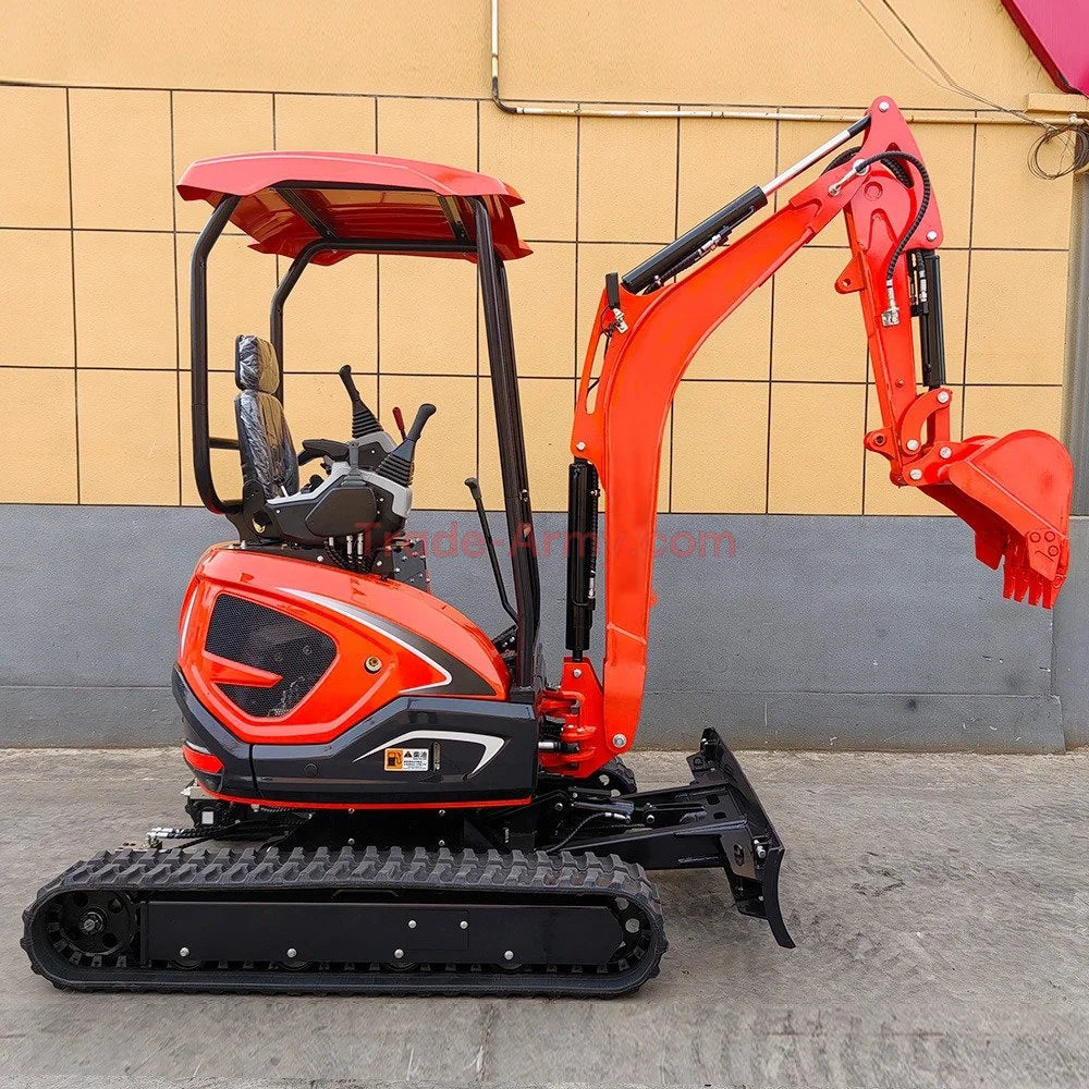 Burly 2.5 Ton Excavator with Kubota D1105 Engine -  Excavator from BurlyHE.com