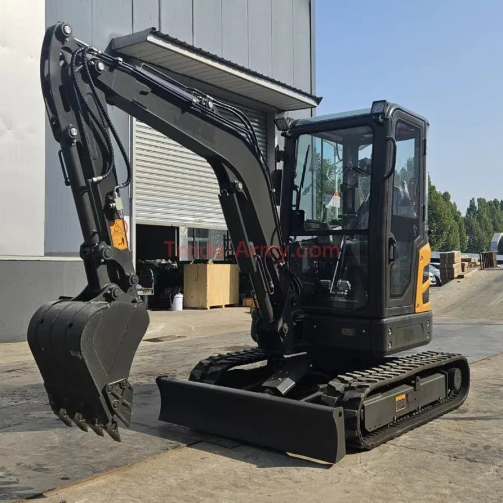 Burly 3.0 Ton Excavator with Kubota D1105 Engine -  Excavator from BurlyHE.com