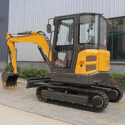 Burly 3.5 Ton Excavator with Kubota D1105 Engine -  Excavator from BurlyHE.com