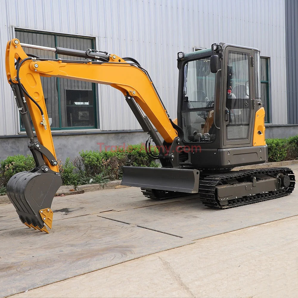 Burly 3.5 Ton Excavator with Kubota D1105 Engine -  Excavator from BurlyHE.com