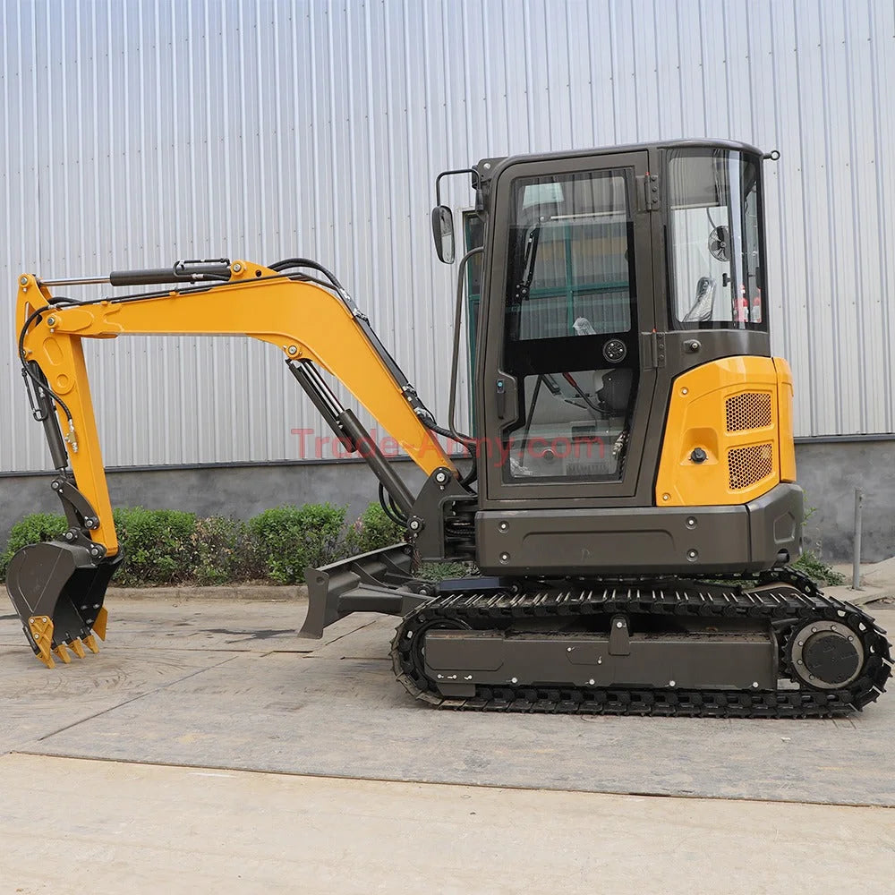 Burly 3.5 Ton Excavator with Kubota D1105 Engine -  Excavator from BurlyHE.com
