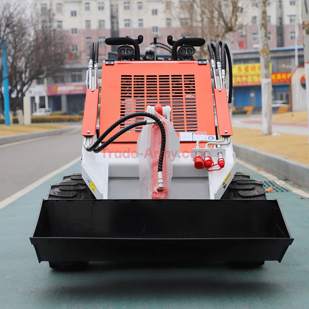 Burly 380A Stand Up Skid Steer - 4x4 Wheeled - 23HP -  Mini Skid Steer from Trade-Army.com