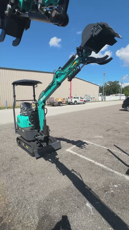 Mini Excavator Rental - Mini Excavator - Burly 1.2-Ton
