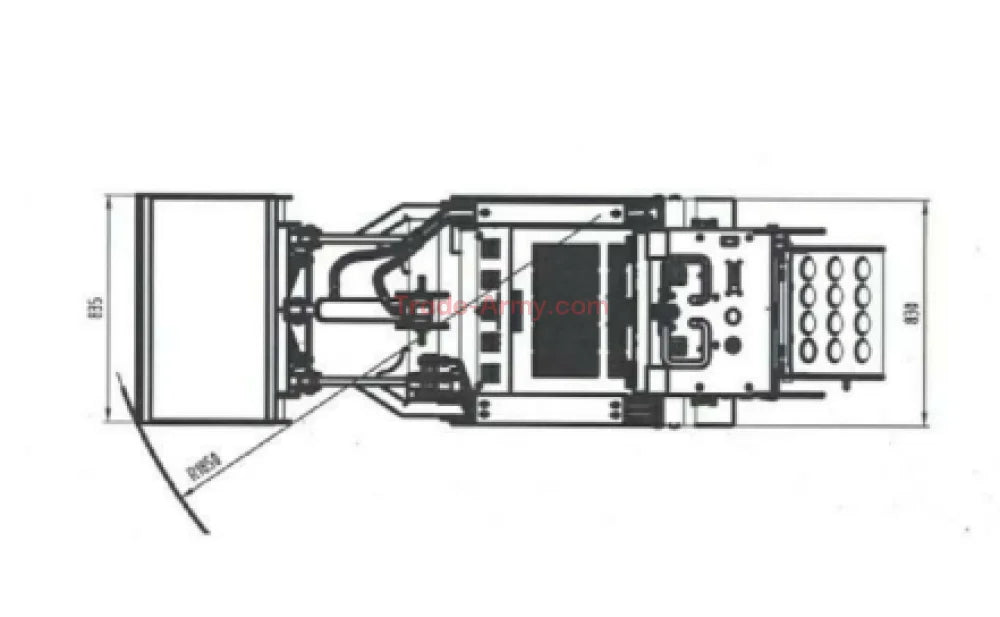 Standup Skid Steer - 23hp B&S Vanguard Engine - Burly380 - Pre order -  Mini Skid Steer from Trade-Army