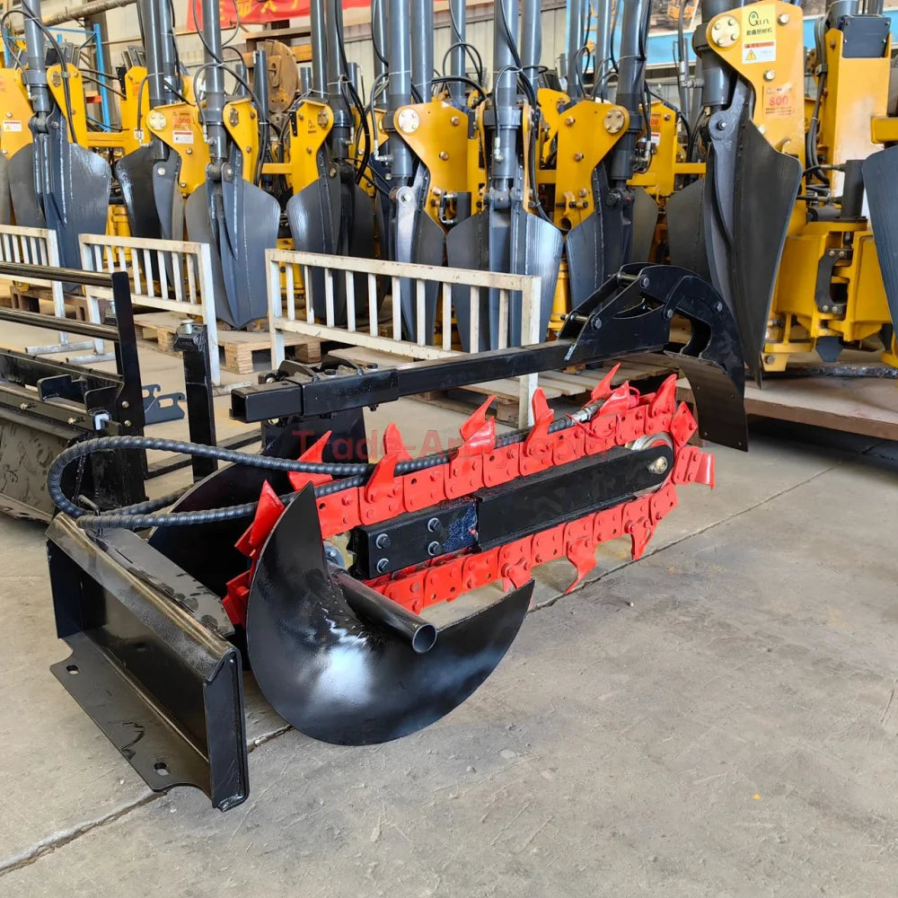 Trencher Attachment for Stand-up Skid Steers with High Flow -  Mini Skid Steer from Trade-Army.com