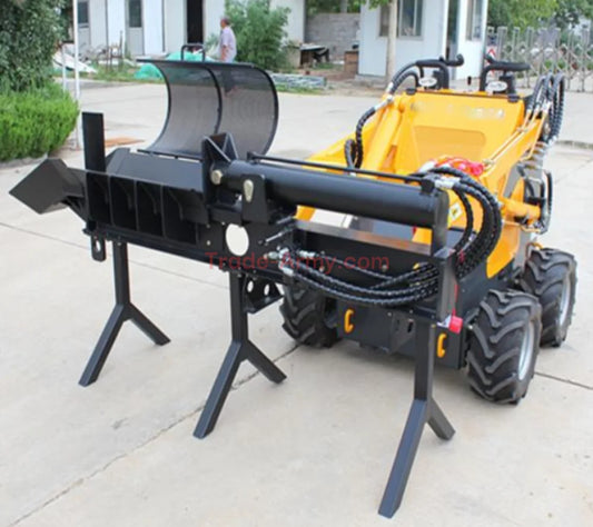 Wood Chipper Attachment for Stand-Up Skid Steers -  Mini Skid Steer from Trade-Army.com